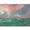 Koniec lata. Akryl na płótnie 50x70 cm