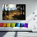 Obraz na płótnie Jesienny las ze ścieżką 120x80 cm