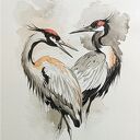 Skrzydła uczuć, Akwarela 24x32 cm