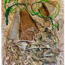 Zaczyn (Structures - The Leaven) - obraz strukturalny, textured painting wall art