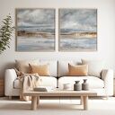 Abstrakcja Natura. 4 strukturalna Ręcznie malowany obraz 100x140 cm XXL