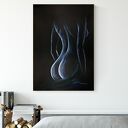 obraz, do sypialni, 70x100 cm, akt kobiecy subtelny i zmysłowy, wykonany