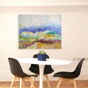Nowoczesny obraz olejny „Lato” 40x50 cm - pejzaż ręcznie malowany na płótnie