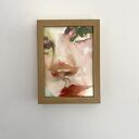 Jasper - oryginalna akwarela w ramce 13x18 cm, portret kobiety