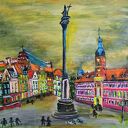Obraz akrylowy "Warszawa Rynek "