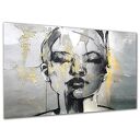 Obraz glamour sypialnia canvas KOBIETA ART twarz loft 120x80 AleObrazy