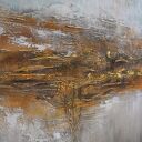 Tierra el Hierro 5 - nowoczesny obraz abstrakcyjny 80x100 cm (ręcznie malowany)