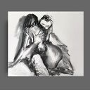 Lovers - 70x75cm