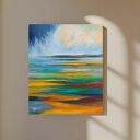 PEJZAŻ ABSTRAKCYJNY-obraz akrylowy formatu 60/50 cm