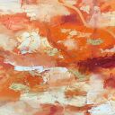 Pełnia światła i ciepła - obraz olejny 120x100 cm do salonu