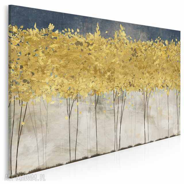 Obraz na płótnie - ZŁOTE DRZEWA - 70x50 cm (77101)
