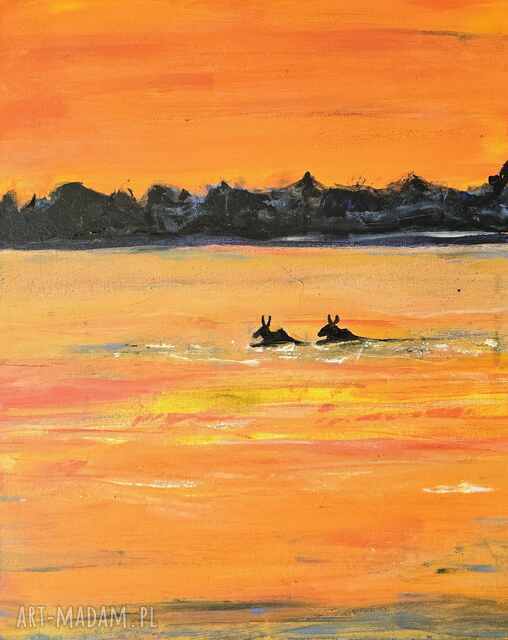 Obraz akrylowy na płótnie pt. PODLASKA PRZEPRAWA