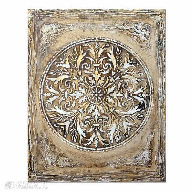 Mandala 38, obraz ręcznie malowany 3D obraz do salonu