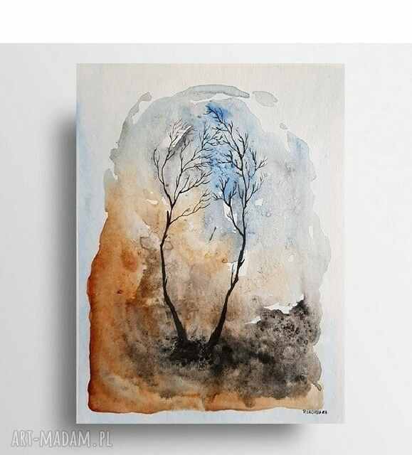 DRZEWA-praca formatu 32/24 cm