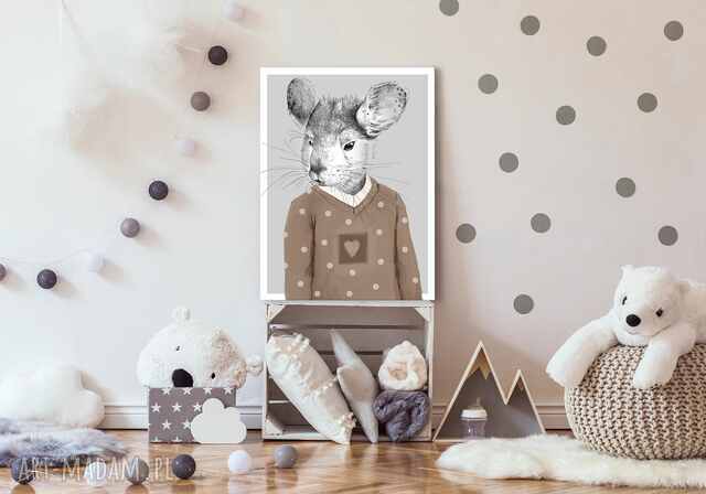 Obraz drukowany na płótnie do pokoju dziecięcego SZYNSZYL 60x80cm 02574