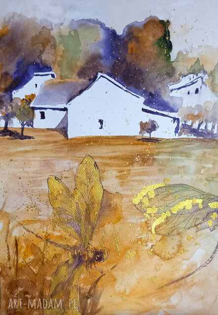 "różne światy" akwarela artystki adriany laube