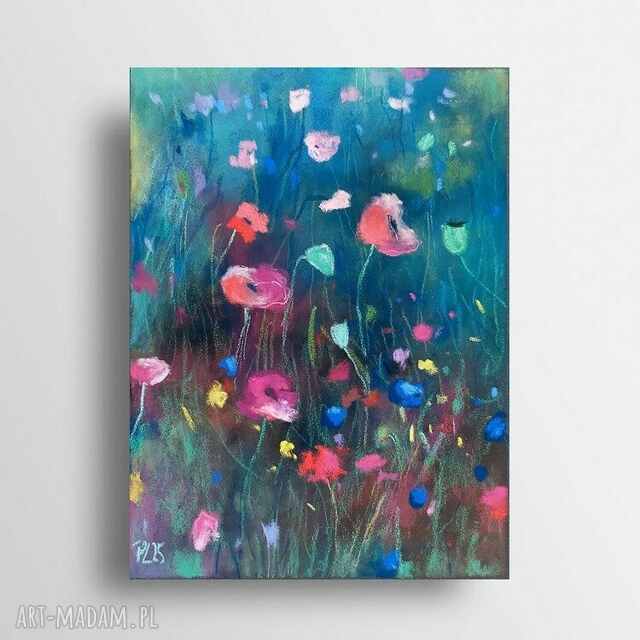 ŁĄKA-praca formatu 24/18 cm