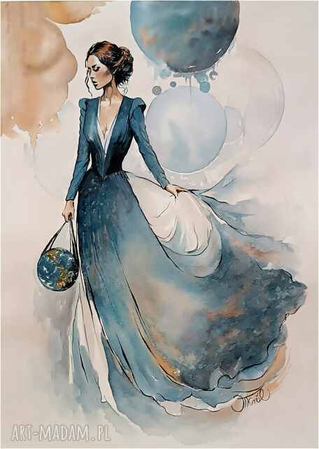 Potęga we mnie, Akwarela 24x32 cm