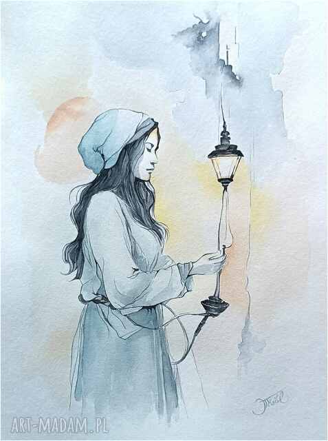 Blask intymności, Akwarela 24x32 cm