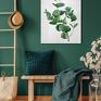 ludesign gallery dekoracja eukaliptus drukowany na płótnie roslina 70x100cm obraz motyw roślinny