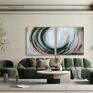 białe duże obrazy abstrakcja wave ręcznie malowany obraz dyptyk 2 szt akryl dekoracja do domu