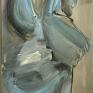 Dress - 130x40cm - obrazy kobiet duży obraz