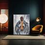 diana abstract art dekoracja do domu abstrakcja ręcznie malowany obraz olejny 70x100cm kobieta