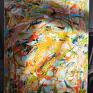 lato abstrakcja obraz akrylowy lizaki
