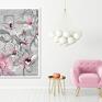 magnolie obraz kwiaty magnolii drukowany na płótnie 70x100cm