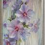 Hibiskus Impresja, ręcznie malowany olejny na płótnie - kwiaty obraz