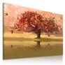 obraz do salonu drukowany na płótnie z drzewem, drzewo origami 120x80cm pejzaż z abstrakcyjny