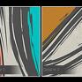 obraz na płótnie - abstrakcja - 120x80 cm (31301) kształty wystrój nowoczesny
