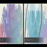 obraz na płótnie - łąka kolory - 120x80 cm (71301) pastelowy