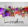 Ale Obrazy miasto obraz london 2 - 120x70cm na płótnie