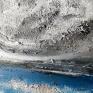 szare morze akrylowy formatu 50/40 cm obraz