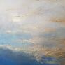 złote wiosenne obraz akrylowy formatu 40/50 cm niebo