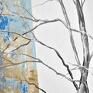 drzewo /10/, nowoczesny obraz ręcznie malowany salon