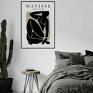 Plakat obraz Black Matisse A3 29.7x42.0cm - nowoczesne ozdoba