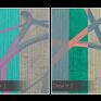 obraz na płótnie - paski kształty kolorowy - 120x80 cm (49001) dekoracja nowoczesny