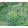 Obraz z cyklu Moje mgły malowany na płótnie 100x150 cm, farby akrylowe, boki zamalowane na czarno