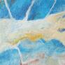 kokumo art "Morskie światło" 80x60 cm - wielokolorowy obraz akrylowy
