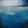 Paulina Lebida intrygujące morze akrylowy formatu 60/60 cm obraz akryl