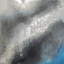 frozen, wymiar100x100 cm - akryl obraz czarne obrazy