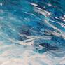 Paulina Lebida płótno plaża praca to obraz namalowany farbami akrylowymi na podobraziu