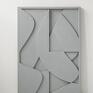 szare obraz 3d 3d / relief 70x100 freedom. 01 minimalistyczny dekoracja