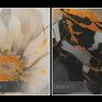 intrygujące z kwiatami na płótnie - kwiaty łąka abstrakcja - 120x80 cm obraz bukier