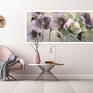 ludesign gallery obraz do salonu ciemiernik drukowany na płótnie kwiaty w fioletach - format piękne