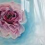 do pokoju dziecka abstrakcyjny róża w błękitach - obraz do salonu - canvas - ręcznie