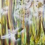 Obraz akrylowy "Przebłysk " - drzewa las