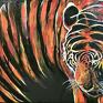 Tiger, burning bright - obrazy kot obraz